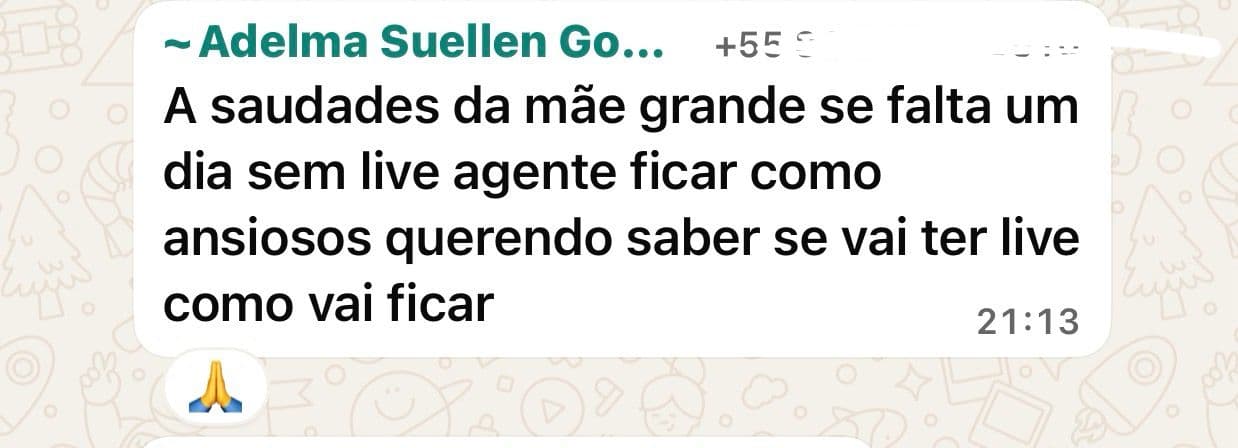 Depoimento real 23 enviado por integrante da comunidade da Sté Aviator