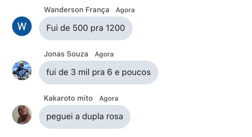 Depoimento real 30 enviado por integrante da comunidade da Sté Aviator